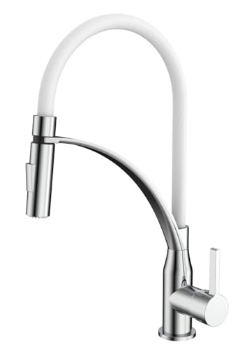 Primaster Küchenarmatur Neuss verchromt mit Handbrause mit Wassersparfunktion Küchenarmatur von Primaster