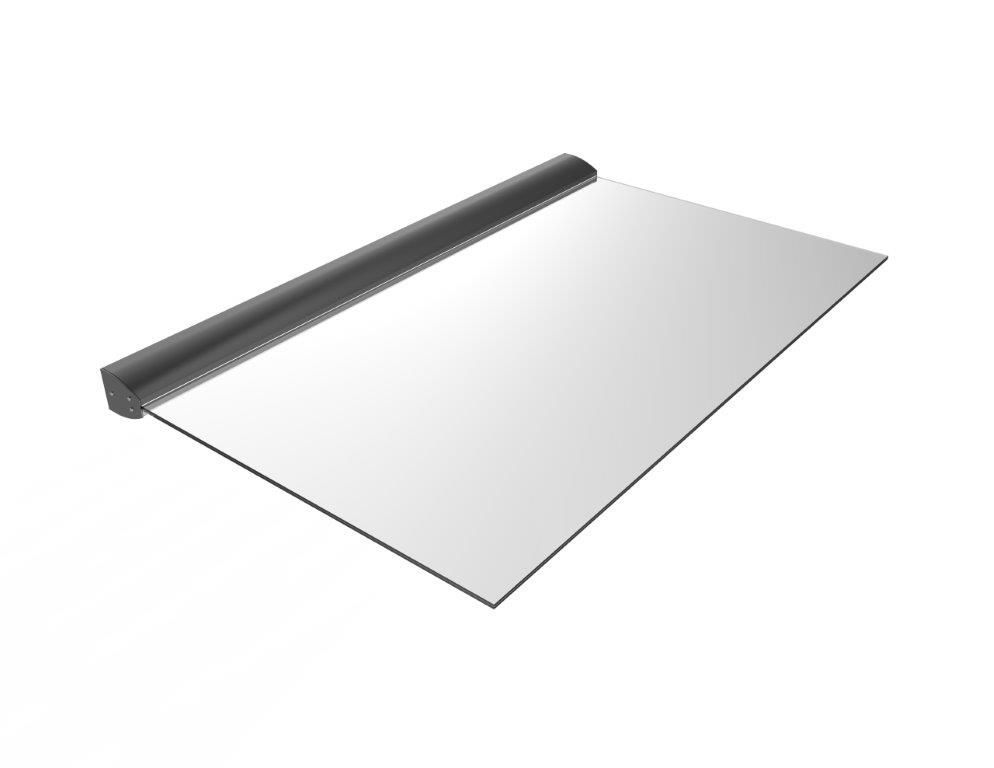 Primaster LED Glas-Vordach St. Tropez 140 x 90 cm, Echtglas - VSG 8 mm von Primaster