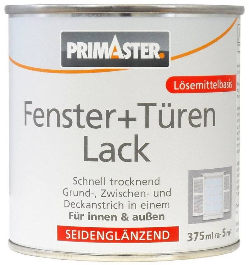 Primaster Lack Primaster Fenster und Türenlack 375 ml weiß von Primaster
