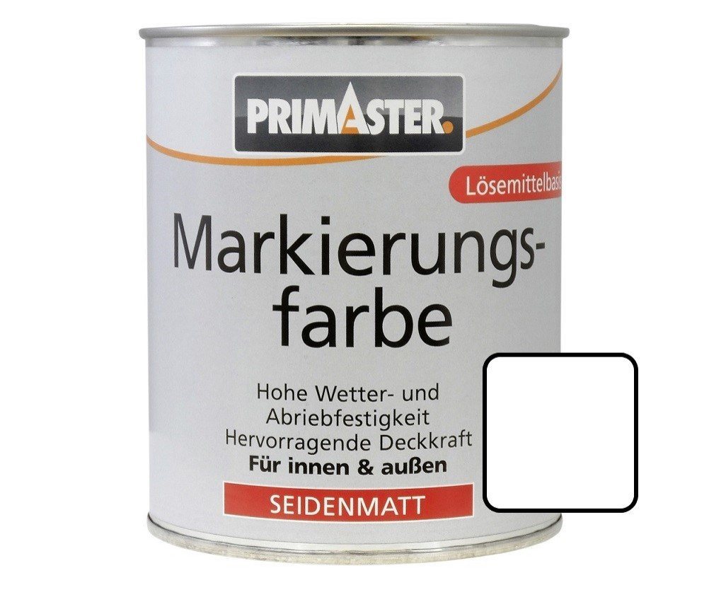 Primaster Lack Primaster Markierungsfarbe 750 ml weiß von Primaster