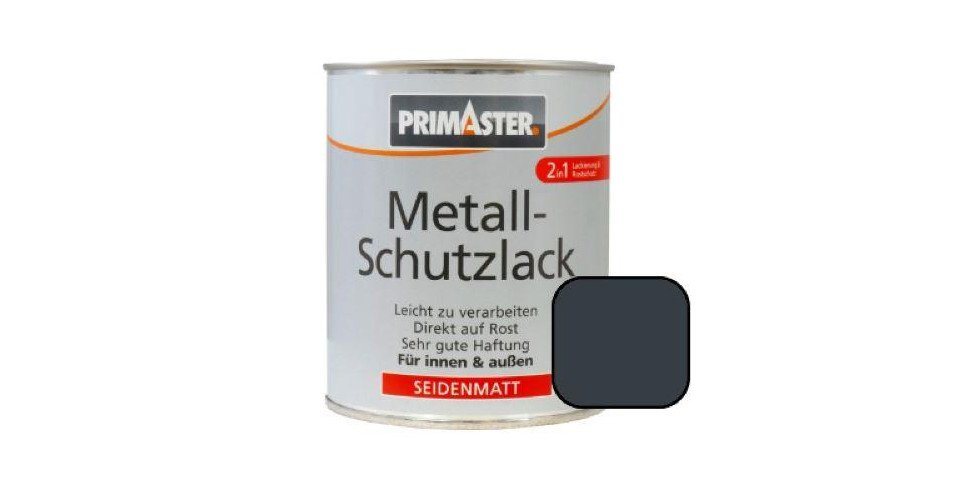 Primaster Metallschutzlack Primaster Metall-Schutzlack RAL 7016 750 ml von Primaster