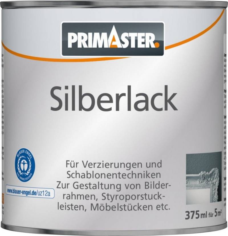 Primaster Lack Primaster Silberlack 375 ml weiß glänzend von Primaster