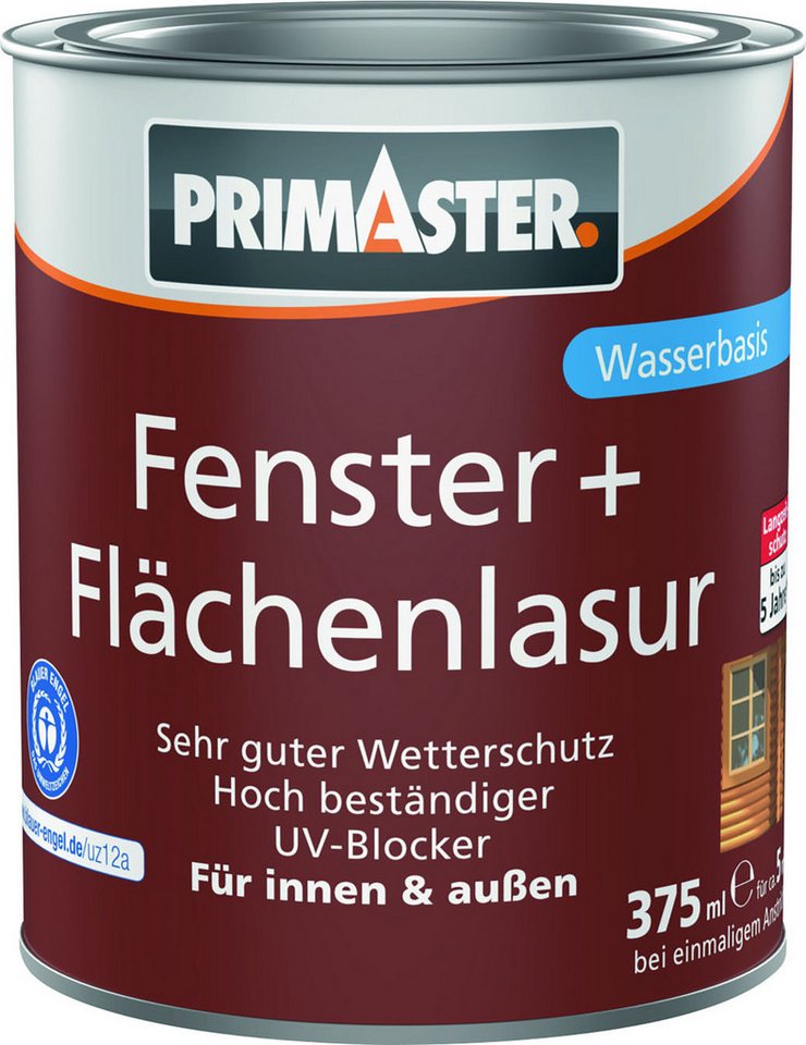 Primaster Lasur Primaster Fenster + Flächenlasur 375 ml kiefer Primaster Lasur Primaster Fenster + Flächenlasur 375 ml kiefer von Primaster
