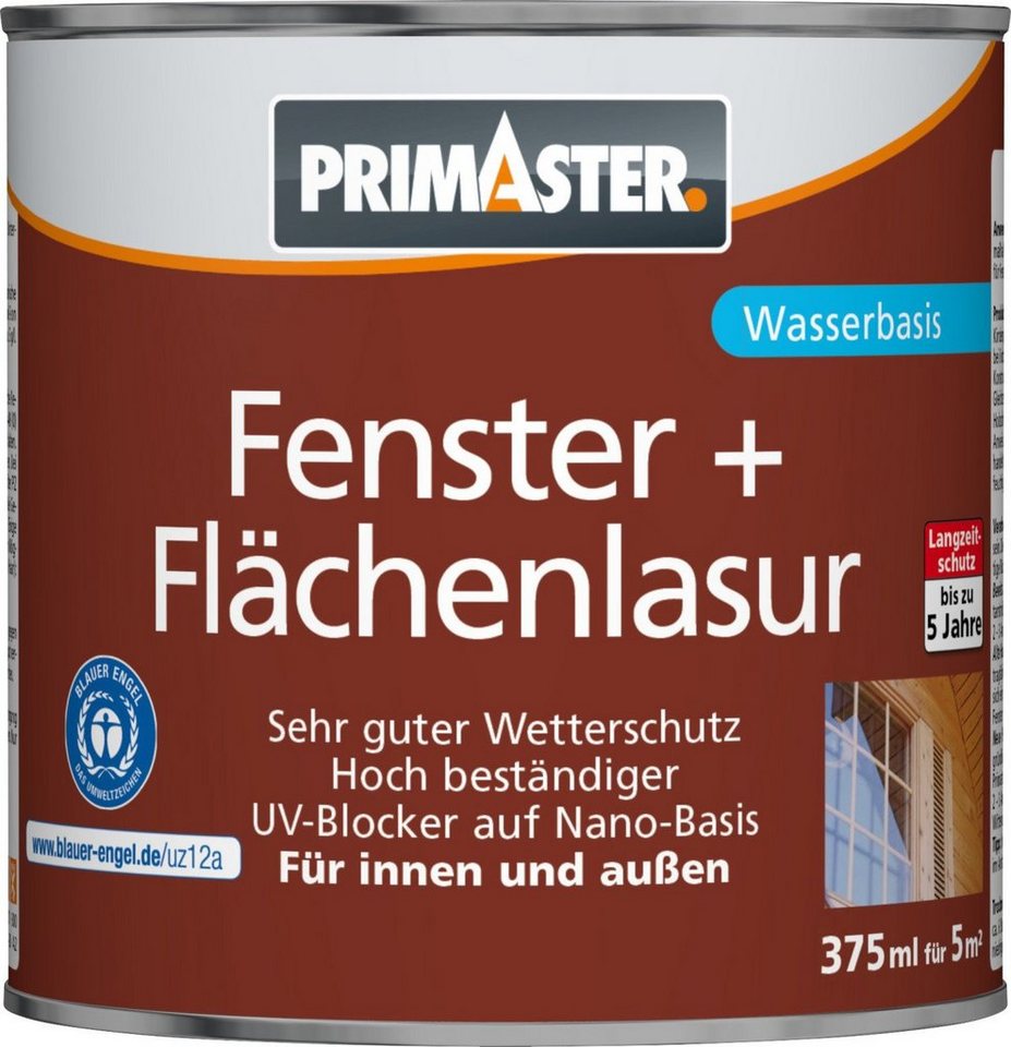 Primaster Lasur Primaster Fenster und Flächenlasur 375 ml farblos Primaster Lasur Primaster Fenster und Flächenlasur 375 ml farblos von Primaster