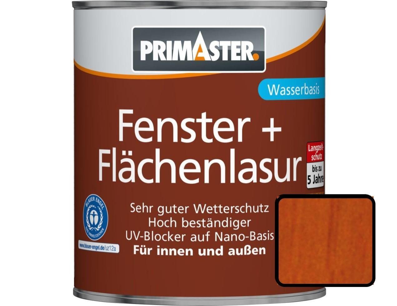 Primaster Lasur Primaster Fenster und Flächenlasur 375 ml mahagoni von Primaster