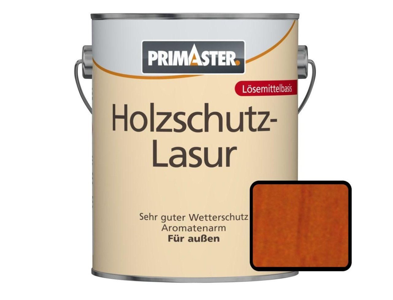 Primaster Lasur Primaster Holzschutzlasur 2,5 L mahagoni von Primaster
