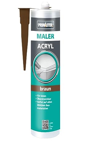 Primaster Maler-Acryl Braun 310ml Dichtmasse Dichtstoff Bauacryl von Primaster