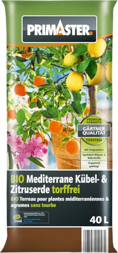 Primaster Mediterrane Kübel und Zitrus Erde 40 L Erde von Primaster