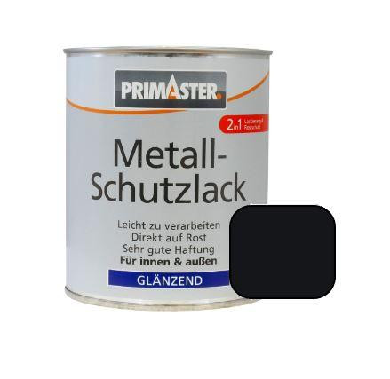 Primaster Metall-Schutzlack RAL 9005 750 ml tiefschwarz glänzend von Primaster