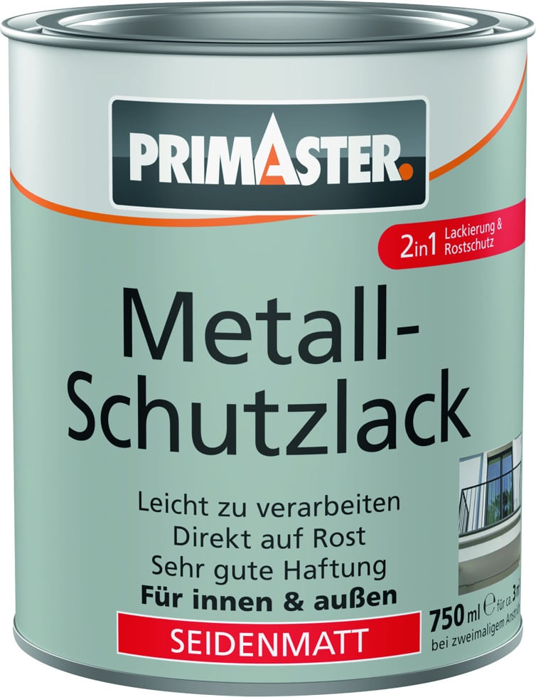 Primaster Metall-Schutzlack enzianblau seidenmatt 750 ml Primaster Metall-Schutzlack enzianblau seidenmatt 750 ml von Primaster