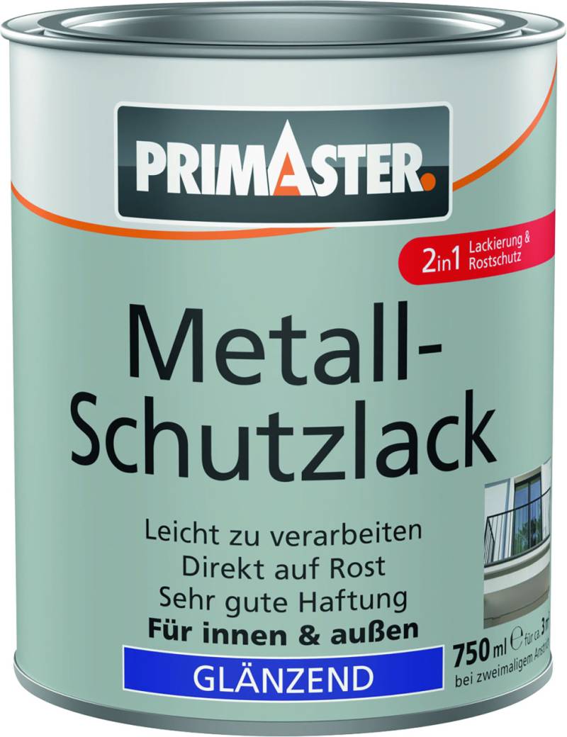 Primaster Metall-Schutzlack tiefschwarz hochglänzend 750 ml Primaster Metall-Schutzlack tiefschwarz hochglänzend 750 ml von Primaster