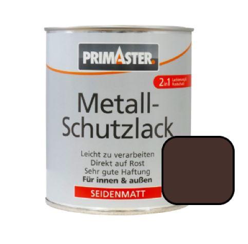 Primaster Metall-Schutzlack RAL 8017 750 ml schokobraun seidenmatt von Primaster
