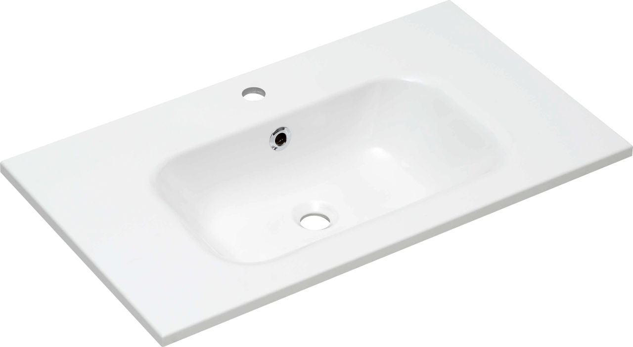 Primaster Mineralguss-Waschbecken 81 cm Düsseldorf weiß von Primaster