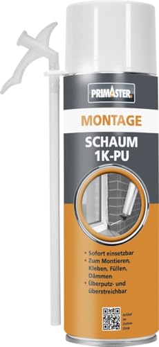 Primaster Montageschaum 1K 500 ml Bauschaum Pistole Primaster Montageschaum 1K 500 ml Bauschaum Pistole von Primaster