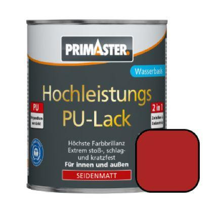 Primaster PU-Lack RAL 3000 375 ml feuerrot seidenmatt von Primaster
