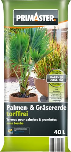 Primaster Palmen- & Gräsererde torffrei 40 L Erde von Primaster