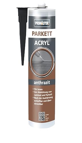 Primaster Parkett-Acryl Anthrazit 300ml Parkettfugendicht Fugendichtmasse von Primaster