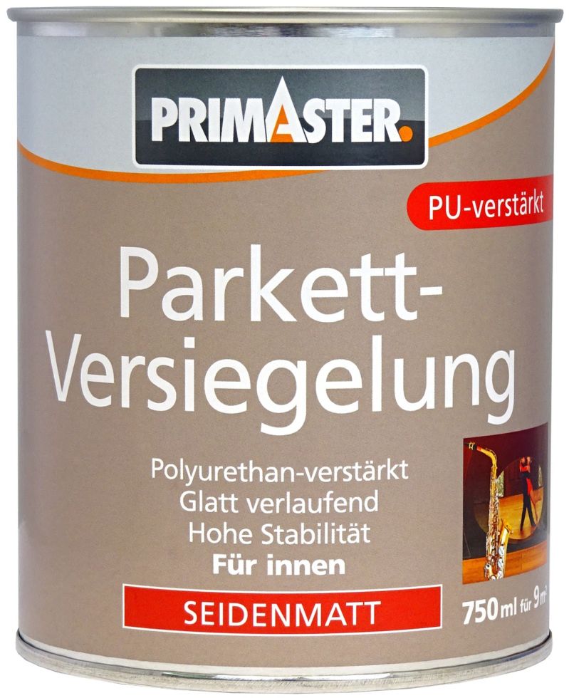 Primaster Parkettversiegelung 750 ml seidenmatt Primaster Parkettversiegelung 750 ml seidenmatt von Primaster
