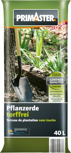 Primaster Pflanzerde 40 L torffrei Erde von Primaster