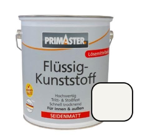 Primaster Premium Flüssigkunststoff 750ml Weiß Seidenmatt Bodenbeschichtung von Primaster