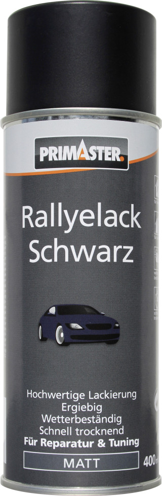 Primaster Rallye-Lackspray schwarz matt 400ml Primaster Rallye-Lackspray schwarz matt 400ml von Primaster