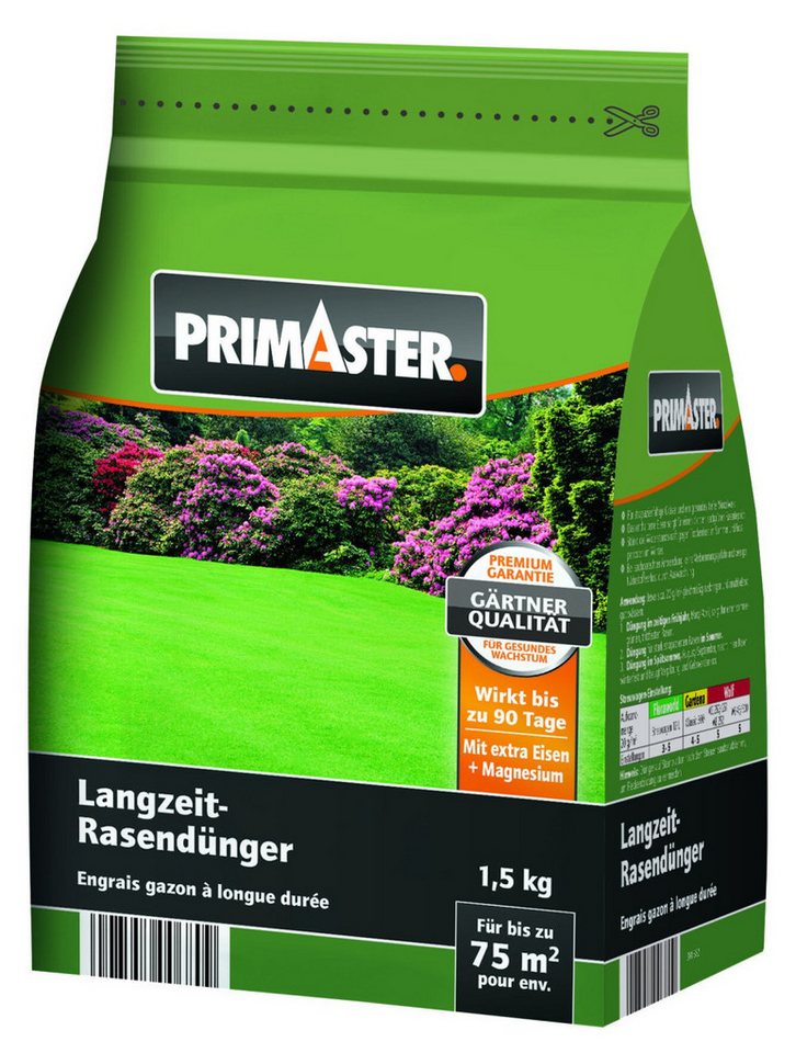 Primaster Rasendünger Primaster Rasendünger mit Langzeitwirkung 1,5 kg von Primaster