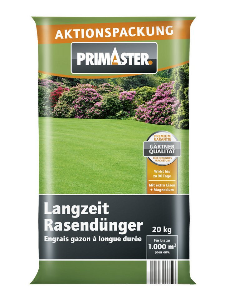 Primaster Rasendünger Primaster Rasendünger mit Langzeitwirkung 20 kg von Primaster