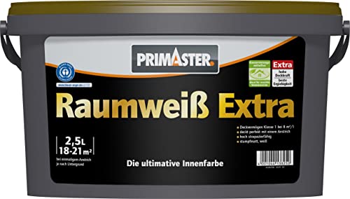 Primaster Raumweiß Extra konservierungsmittelfrei von Primaster