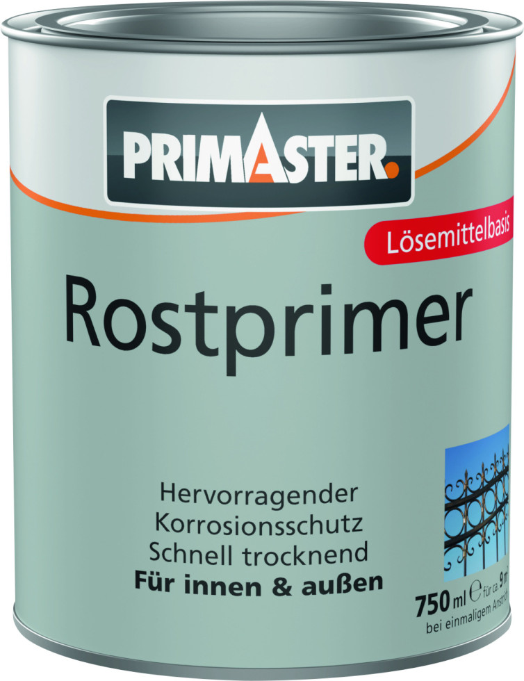 Primaster Rostprimer Rostschutzgrundierung silbergrau 750 ml von Primaster