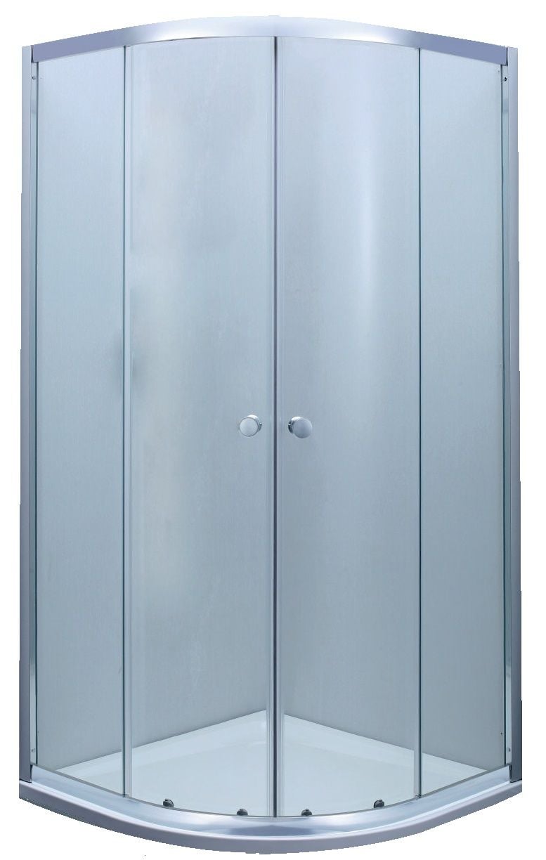 Primaster Runddusche Easy-5 Schiebetür 80 x 80 cm Klarglas chrom von Primaster