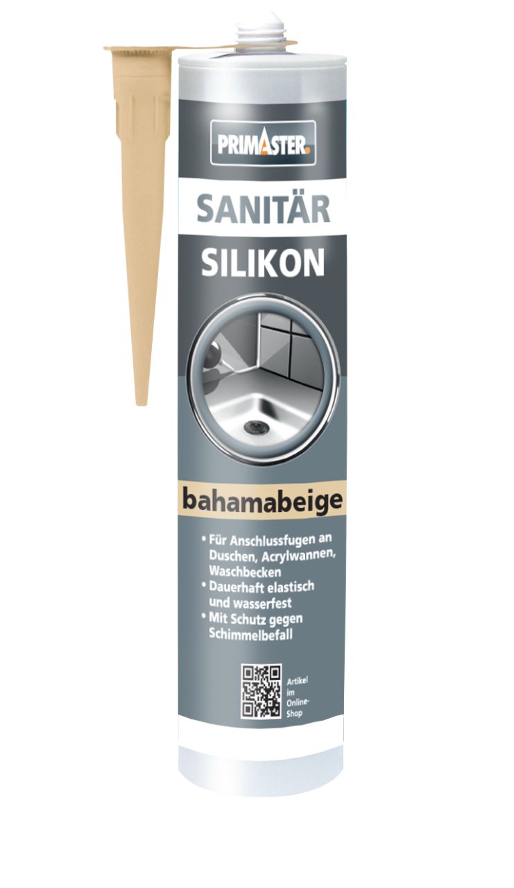 Primaster Sanitär Silikon bahamabeige 310 ml von Primaster