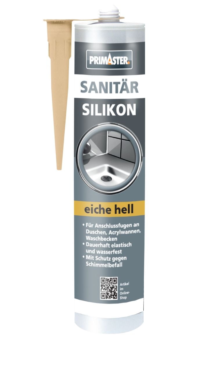 Primaster Sanitär Silikon eiche hell 310 ml von Primaster