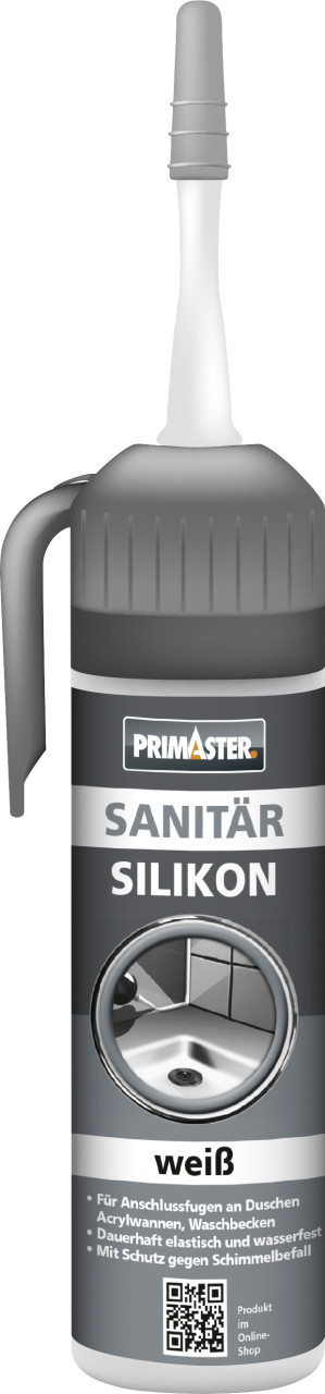 Primaster Sanitär Silikon weiß 100 ml von Primaster