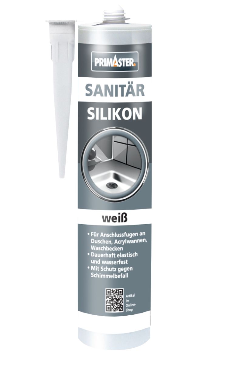 Primaster Sanitär Silikon weiß 310 ml von Primaster