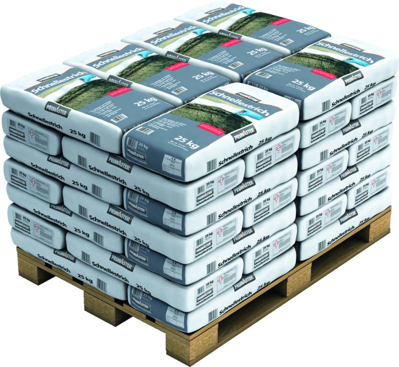 Primaster Schnellestrich 25 kg grau 4,0 mm 42 St. Palettenabnahme von Primaster