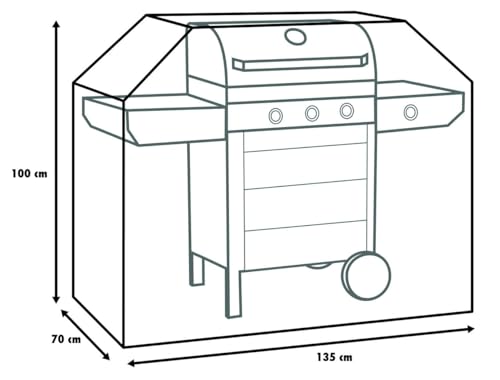 Primaster Schutzhülle Universal für Gasgrills und Grillwagen Grillabdeckhaube von Primaster