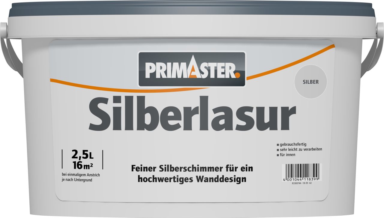 Primaster Silberlasur 2,5 L silber von Primaster