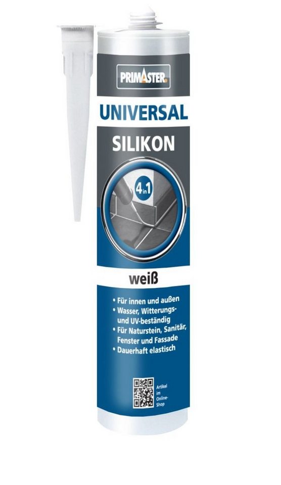 Primaster Silikon Primaster Universal Silikon 4 in1 weiß 300 ml von Primaster