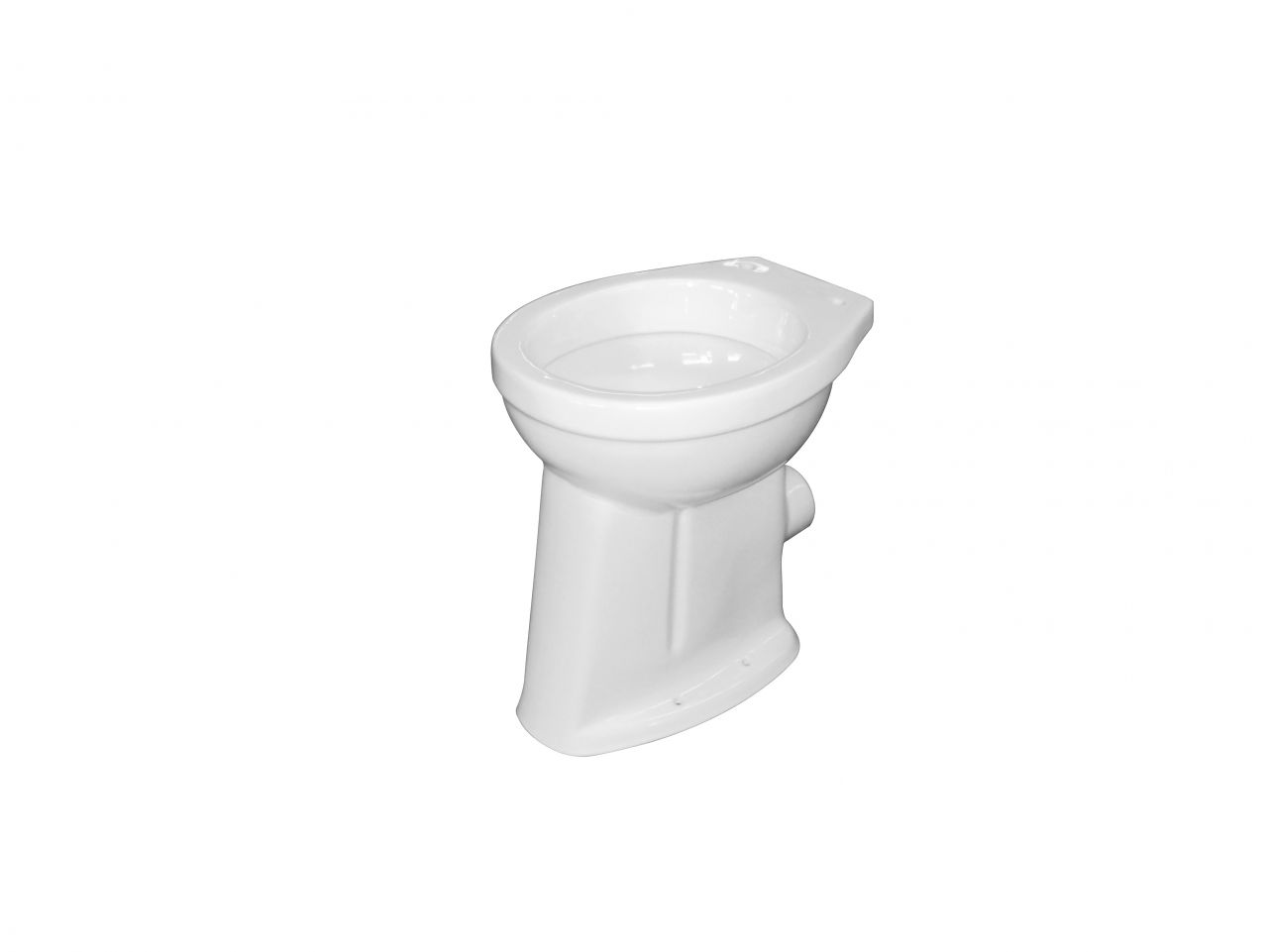 Primaster Stand-Flachspül-WC Alpha weiß, erhöht von Primaster