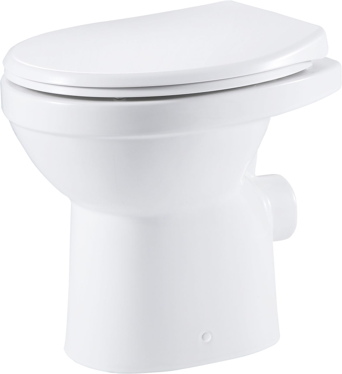 Primaster Stand WC spülrandlos Uora Tiefspüler weiß inkl. WC Sitz von Primaster