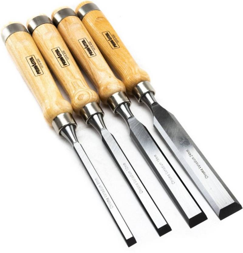 Primaster Stechbeitel Primaster Stechbeitel-Set 4-teilig mit Holzgriff Primaster Stechbeitel Primaster Stechbeitel-Set 4-teilig mit Holzgriff von Primaster