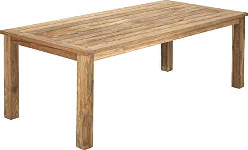 Primaster Teakholz Tisch Garbou 220x100x77cm Gartentisch Teak Holztisch von Primaster