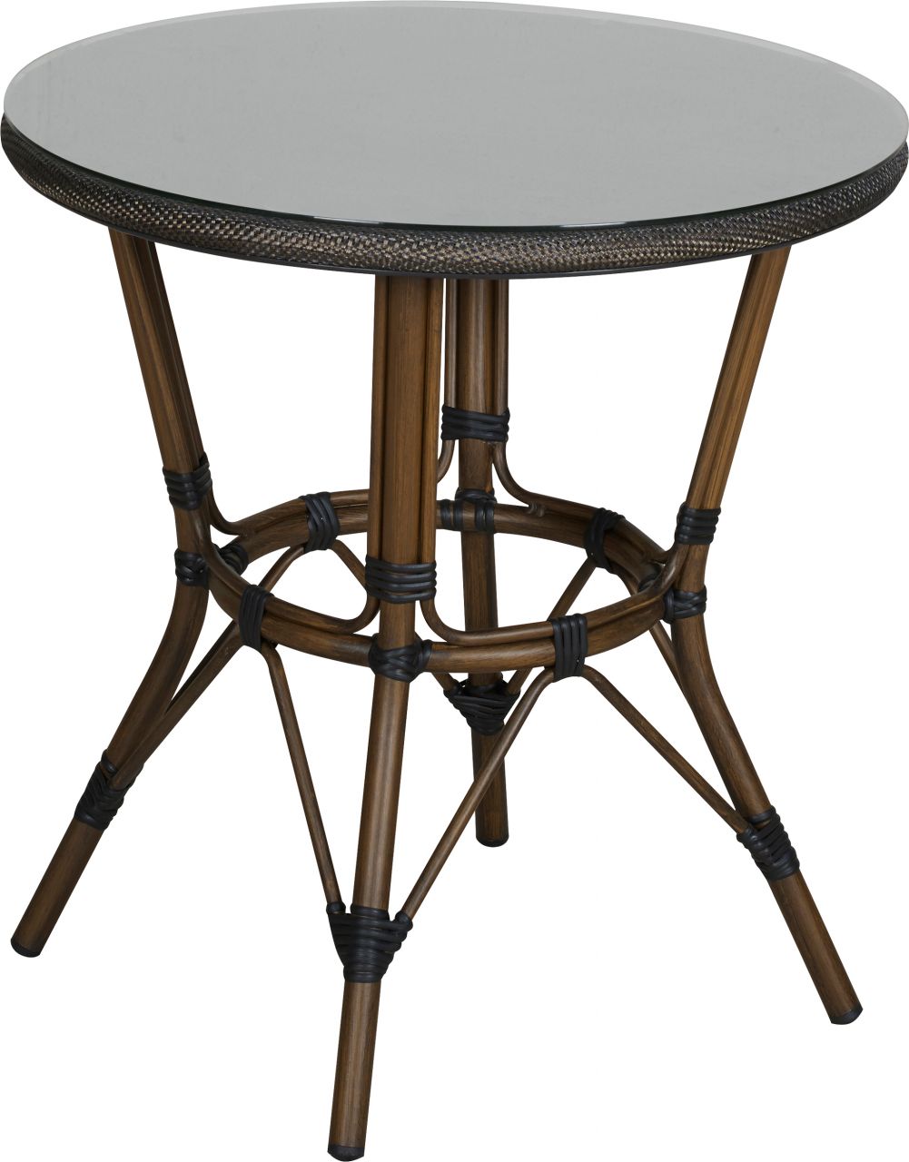 Primaster Tisch Valencia Ø 70 cm, Höhe 75 cm, rund, Bambusoptik von Primaster