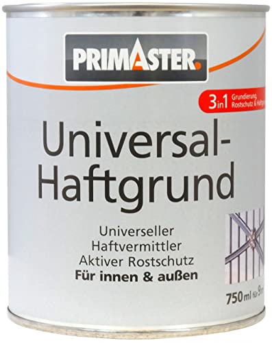 Primaster Universal-Haftgrund 750ml Grau Matt Haftvermittler Rostschutz Allgrund von Primaster