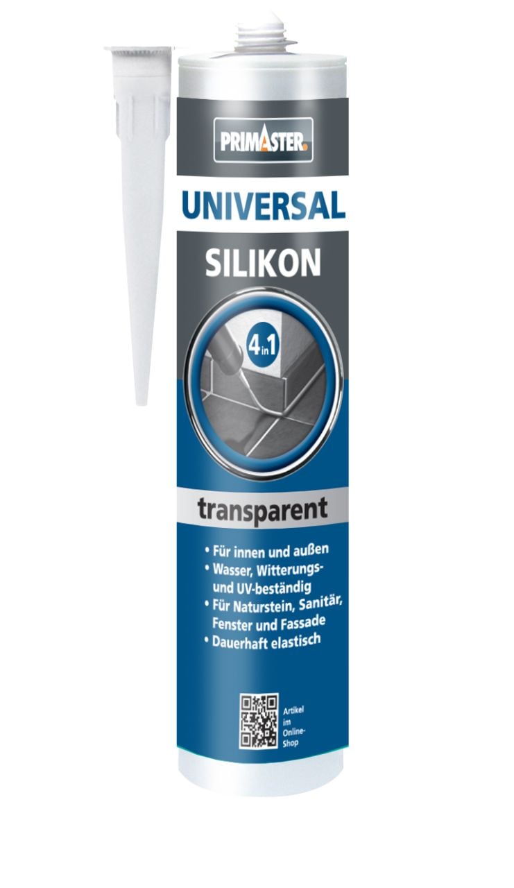 Primaster Universal Silikon 4 in1 transparent 300 ml von Primaster