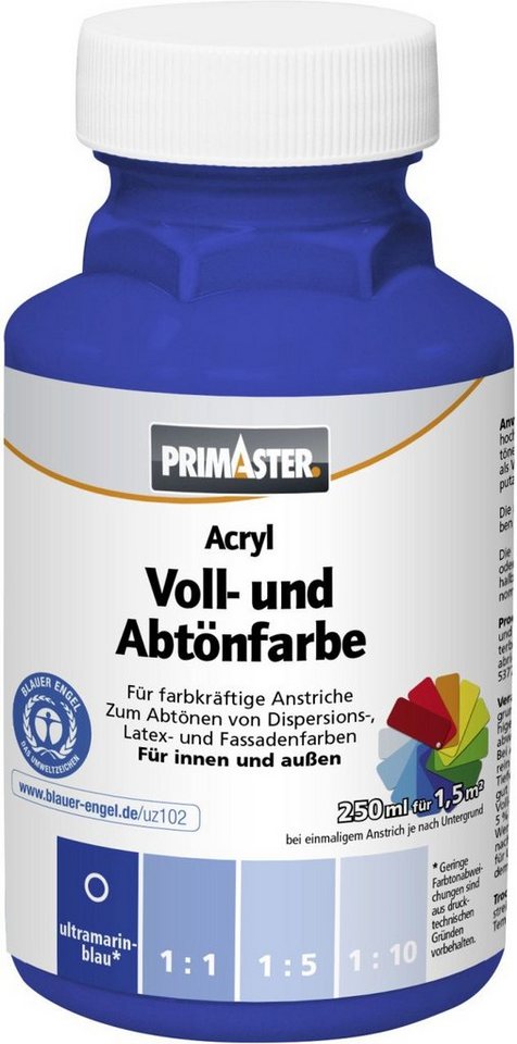 Primaster Vollton- und Abtönfarbe Primaster Voll- und Abtönfarbe 250 ml von Primaster