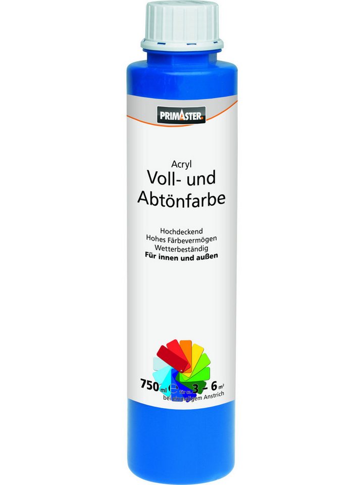 Primaster Vollton- und Abtönfarbe Primaster Voll- und Abtönfarbe 750 ml apfelgrün von Primaster