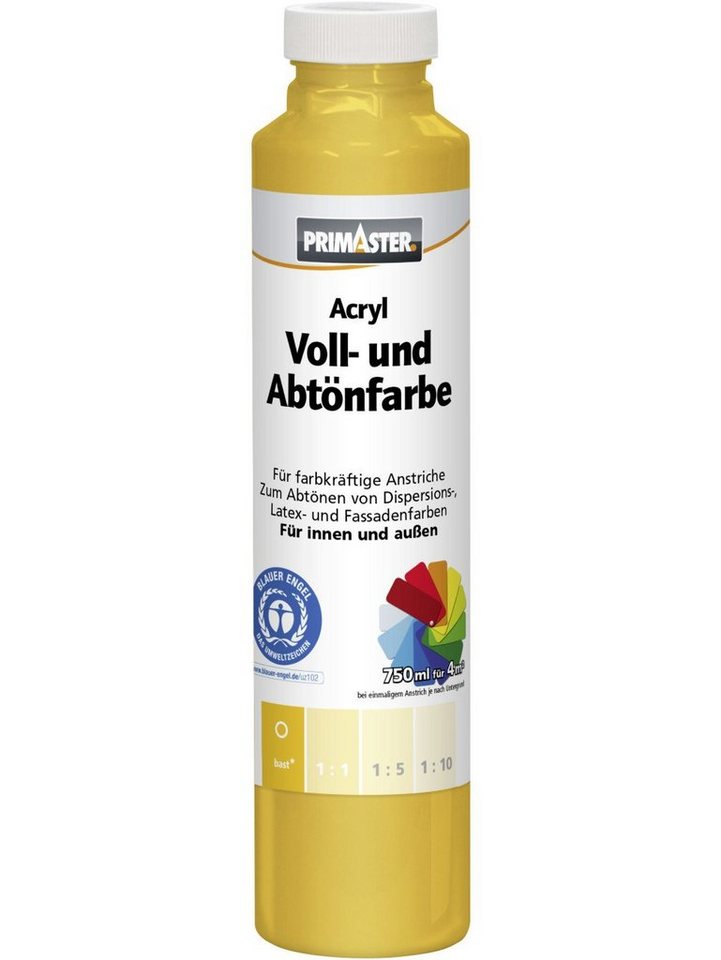 Primaster Vollton- und Abtönfarbe Primaster Voll- und Abtönfarbe 750 ml bast matt von Primaster