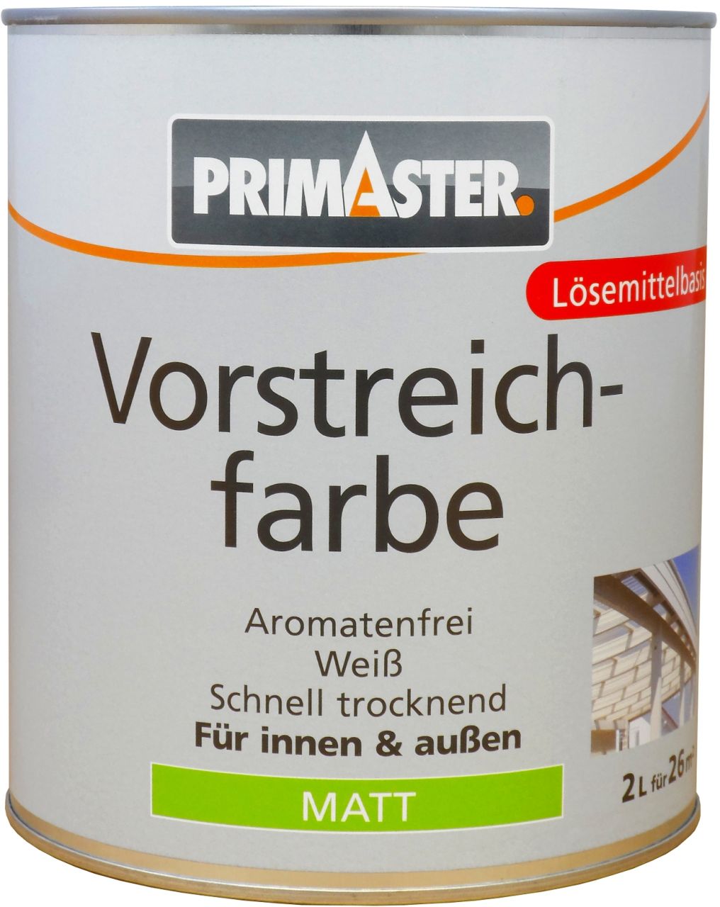 Primaster Vorstreichfarbe 2 L weiß matt von Primaster