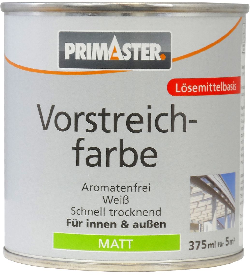 Primaster Vorstreichfarbe 375 ml weiß matt von Primaster